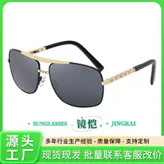 New sunglasses men's 0256 retro box slingshot sunglasses trendy men's in stock wholesale