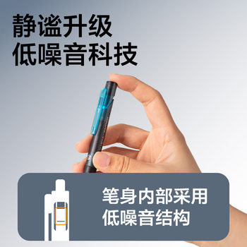 Deli Sg364 Black Hexagonal Warrior Writing Set (5 Pcs)