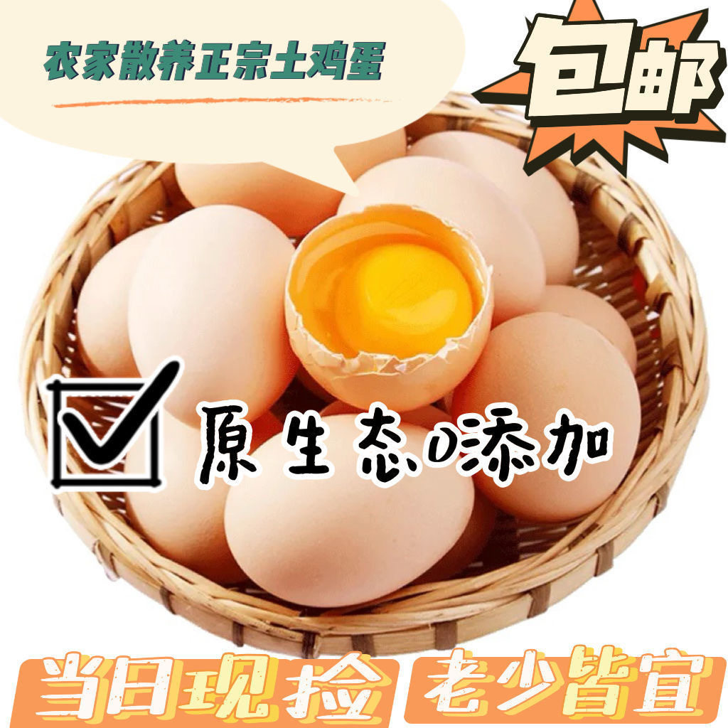 Nutritious Postpartum Eggs, Farm-Raised Free-Range Eggs, Guaranteed Fresh Eggs with Damage Compensation, Whole Year Supply