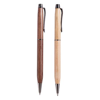 Factory Direct Walnut Signature Pen Signature Pen Business Office Gift Gel Pen Water Pen Wooden Pen Body
