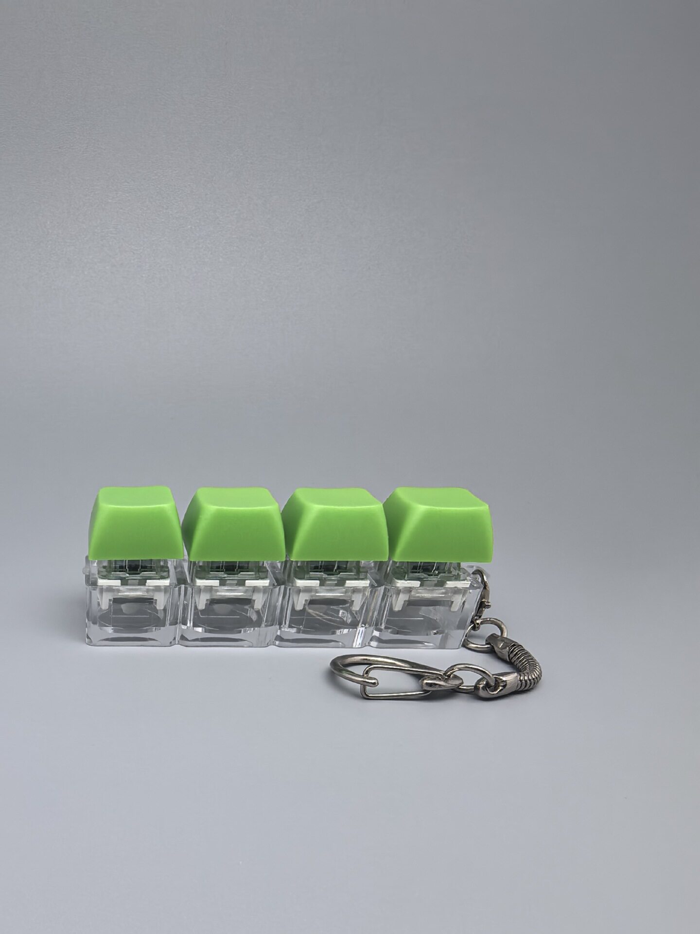 四键马卡龙按键解压玩具钥匙扣键盘办公摸鱼按键解压玩具跨境