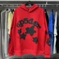 Star black [red hooded sweatshirt]
