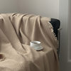Maillard Color Four-Layer Yarn Pure Cotton Blanket Tassel Blanket Sofa Cover Blanket Office Blanket Nap Blanket