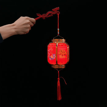 New Year's Little Lantern Children's Lantern Red Lantern Baifu Round Long Lantern Hanging Ornaments