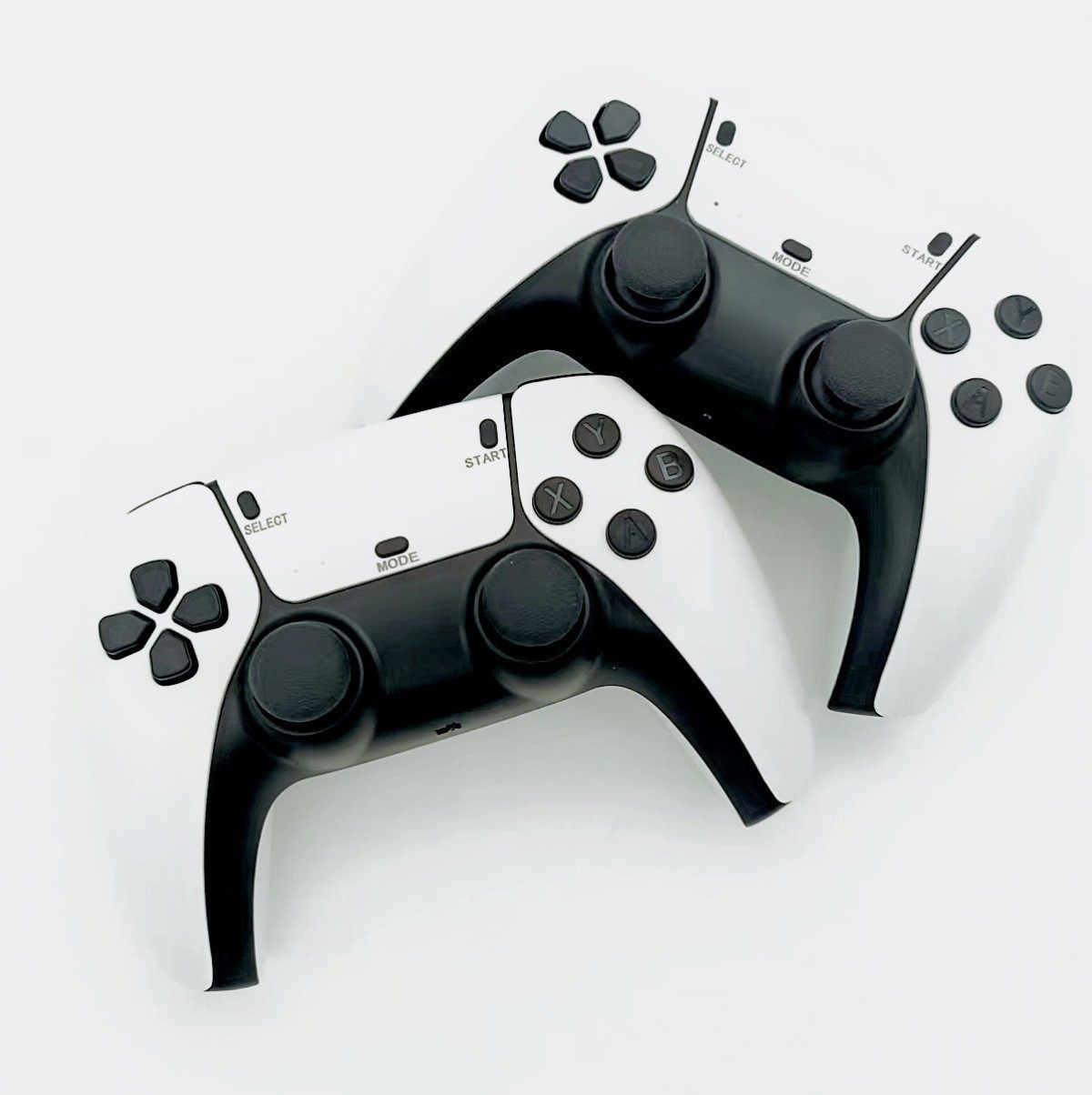 Source Factory 2.4g Black and White Dual P2 Wireless Game Controller One-To-Two Simulator Game Box Controller