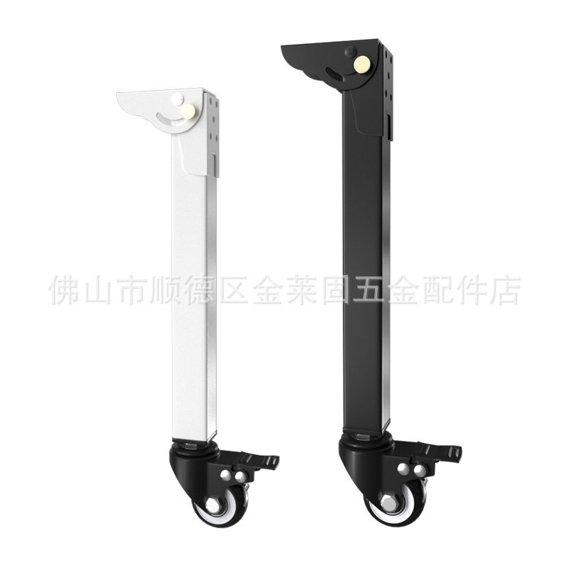 Metal Table Legs with Swivel Wheels, Foldable Legs, Camping Table Legs, Metal Leg Supports, Computer Desk, Folding Table Wholesale