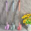 Thickened Long-Handled Double-Sided Soft-Bristled Toilet Brush for Cleaning Dead Corners, Bathroom Curved Toilet Brush, Gap Brush