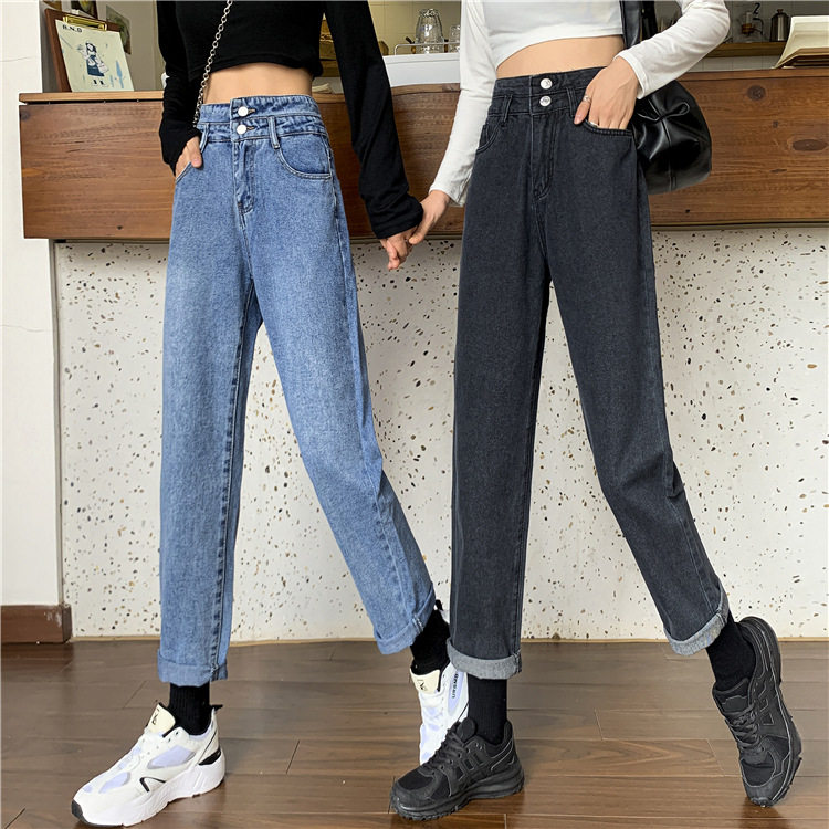 High Waisted Wide Leg Jeans for Women Slim Fit Versatile Comfortable Spring Fashion Wholesale Available