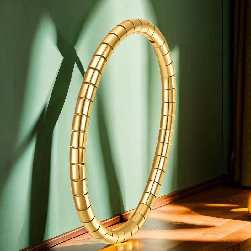 钛钢手镯女生高级感小众满天星不掉色镶钻精致排钻ins风满钻手环