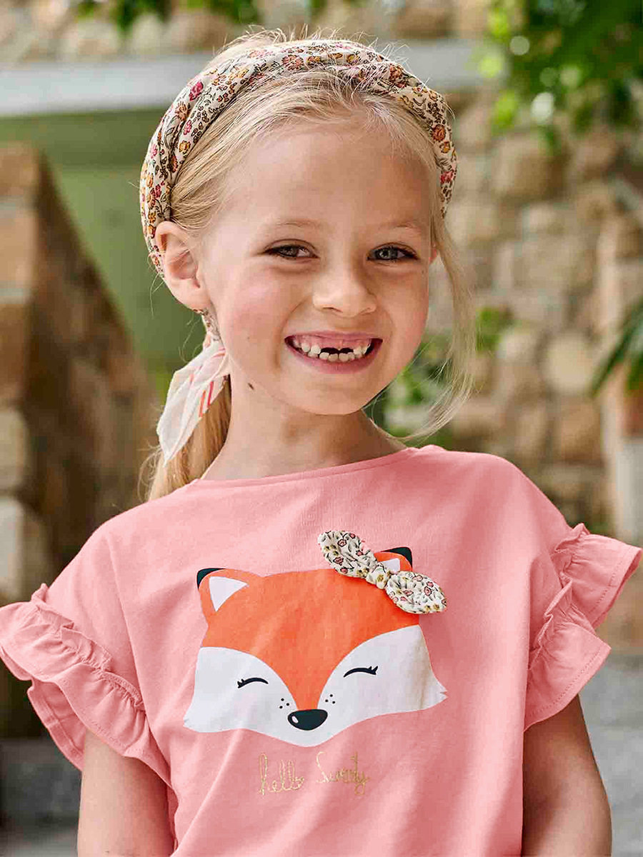 Source Kids' Clothing Factory Wholesale, Summer Short-sleeve Girls' Top, New Cartoon Kids' T-shirt