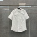 Neck webbing short-sleeved shirt