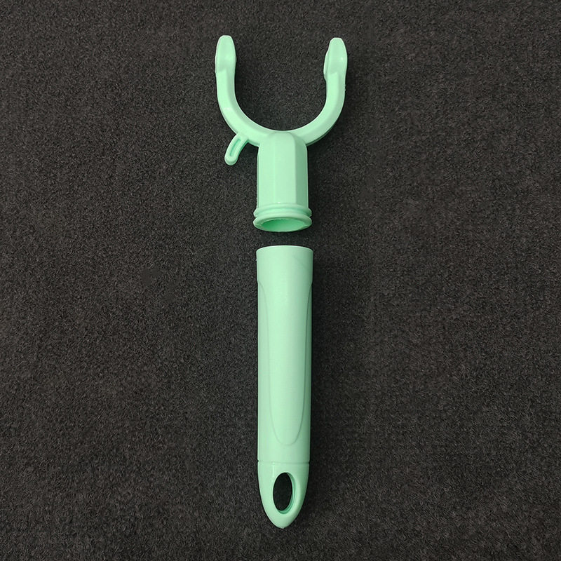 Plastic clothes fork accessories clothes fork head brace anti-slip handle clothes pole handle tail sleeve socket inner diameter 19mm