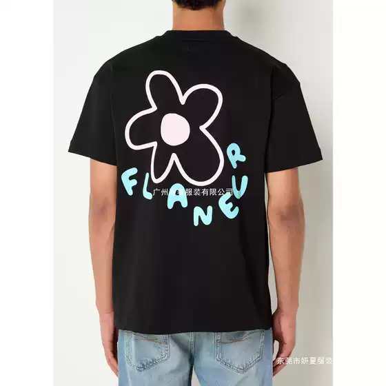 Summer Trend Brand New Fashion T-Shirt Sports Casual Loose T-Shirt Cotton Printed Short Sleeve Fashion Streetwear Men Women
