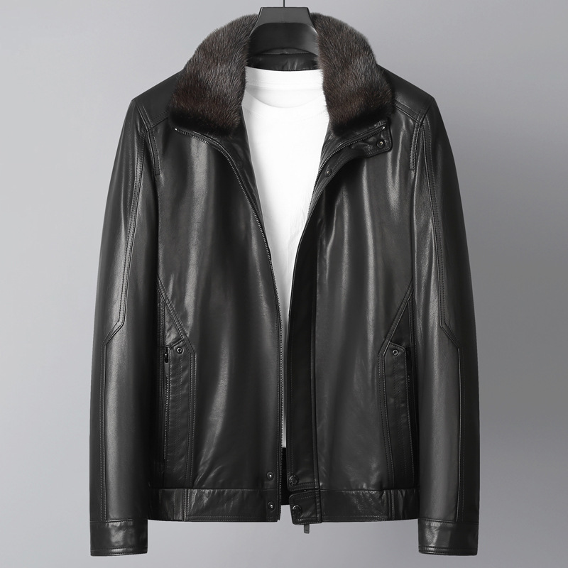 Áo Khoác Nam Kín Cổ Hàng Mùa Xuân Thu Đông