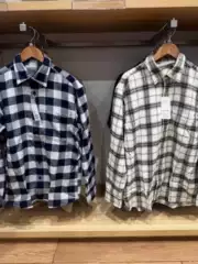 2025 men's and women's flannel plaid shirt long sleeve coat casual versatile coat 470192 470189