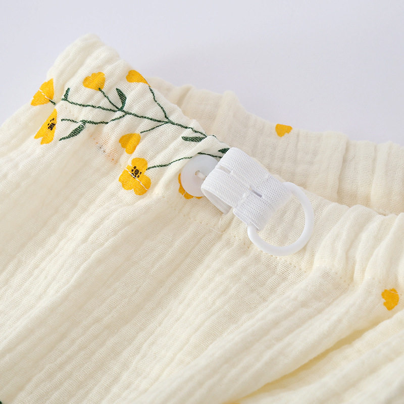 Pure Cotton Spring and Autumn Moon Suit Double Gauze Pregnant Women's Pajamas Thin Postpartum Breast-feeding Cotton Long-sleeved Home Suit