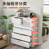 Iron Chest of Drawers Bedroom Bedside Steel Storage Cabinet Living Room Organizing Cabinet Modern Simple Multi-Layer Drawer Storage Cabinet