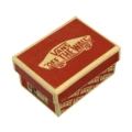 Small box-vs cowhide; just small shoe box, not containing small shoes