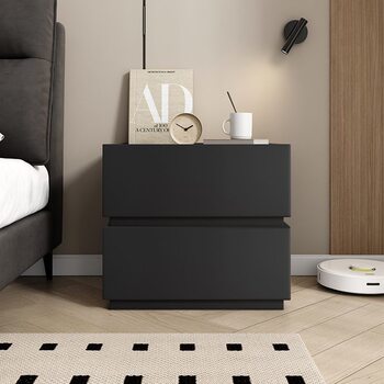 Black Rubik's Cube Bedside Table Casual Modern Bedroom Small Folding Locker Home Storage Practical Building Blocks