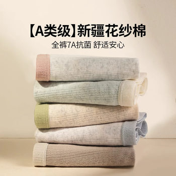 2025 New Women's Pure Cotton Underwear Briefs Antibacterial Cotton Crotch Seamless Mid-Waist Large Size Fat mm Girls Underwear