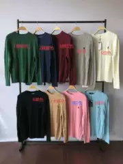 Cross-Border Hot-Selling High-Quality Polo Wool Sweater with Small Horse Logo Embroidery, Round-Neck Knitwear, Unisex Warm Sweater