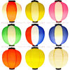 Japanese-style PVC Lantern Waterproof Folding Sushi Sashimi Ibakaya Roast Meat Cuisine Shop Door Head Multicolor Round Lantern