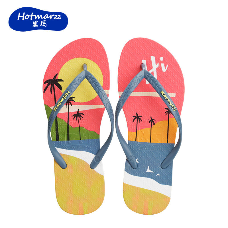 Hotmarzz Heima Women Slippers 2025 New Outer Wear Fashion Casual Beach Clip Soft Bottom Flip Flops