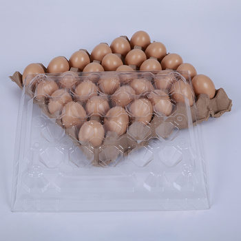 30 egg tray supermarket wholesale packaging box household fresh storage paper egg tray egg cover plastic egg box