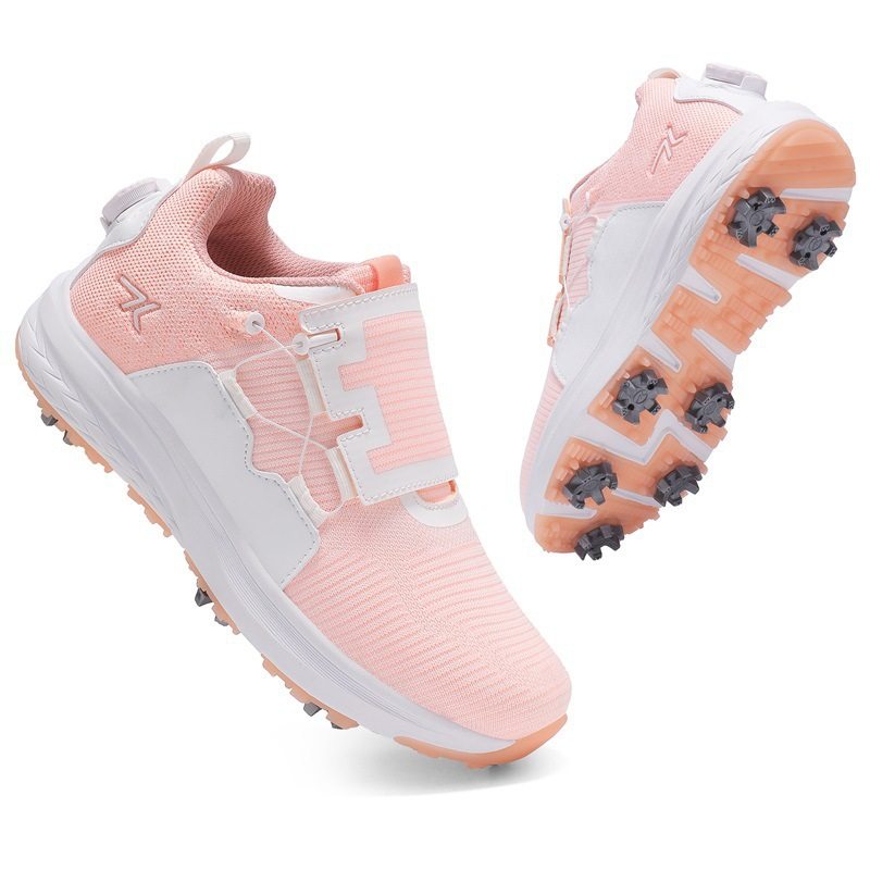 X69 รองเท้ากอล์ฟสำหรับผู้ชายและผู้หญิง Breathable เล็บหักเล็...