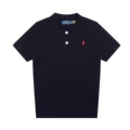 Navy blue red label