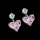 Точечные серьги из стерлингового серебра 925 пробы love earrings женские легкие роскошные серьги ins нишевого дизайна с муассанитом, серьги, ювелирные изделия mini 4