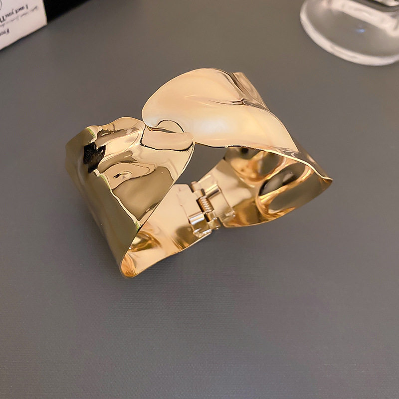 欧美跨境简约时尚手镯臂环小众冷淡风气质手环高级感百搭手饰批发