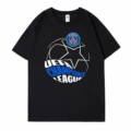 PSG Five-Star Logo White Lettering on Black