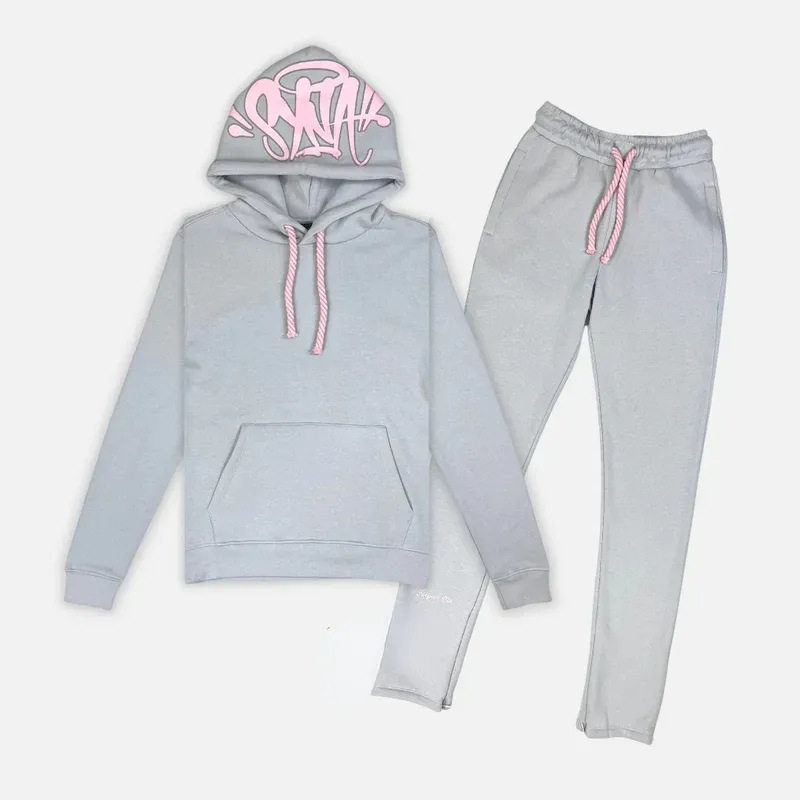 Synaworld sweatshirt sweatpants two-piece set Y2k letter embroidery oversized hoodie sweatpants set