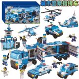 Совместим со строительными блоками Lego, серия city police, полицейские машины, для мальчиков, обучающие игрушки для сборки, подарки для детей, эксклюзивные товары за границей