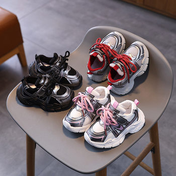 Children's Sports Shoes 2026 Spring and Autumn New Style Girls' Dad Shoes Baby Soft-Soled Boys' Shoes Breathable Mesh Shoes