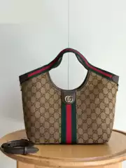 Tote Bag g Brand Classic Fashion Handbag Printed Crossbody Bag with Integrated Wrist Strap Underarm Bag Canvas Small Size High-End