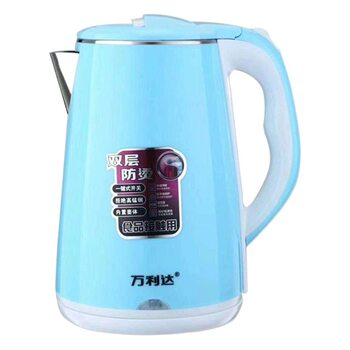 2.3-Liter Double-Layer Anti-Scald Electric Kettle, Stainless Steel Appliance, Automatic Water Boiling Kettle for Home Use, Promotional Electric Kettle