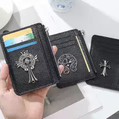 Crow Heart Card Holder Pu Leather Ultra-Thin Small Multi-Card Card Slot Card Holder Small and Exquisite Change High Appearance
