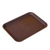 Hotel Restaurant Serving Tray Bakery Rectangular Non-Slip Fruit Pastry Flat Plastic Plate Wholesale Manufacturer