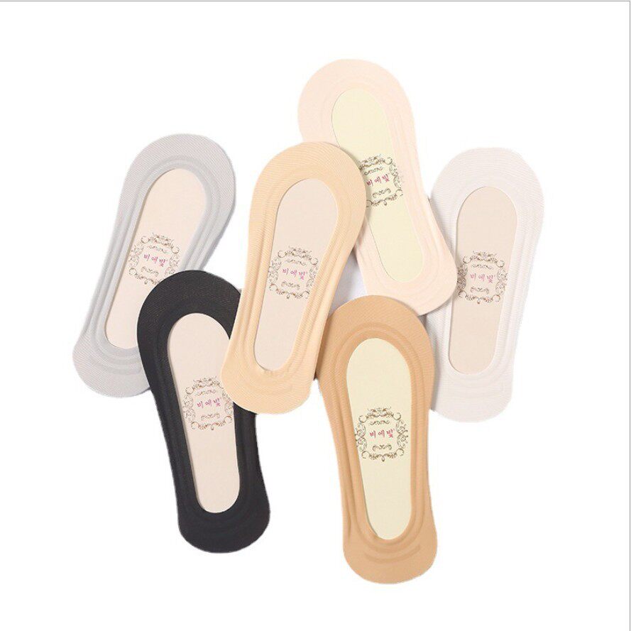 冰丝船袜春夏新款简约潮流浅口女士隐形袜纯色超薄透气硅胶不掉跟