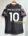 2627 liverpool away custom #10 player jersey + league captain's armband