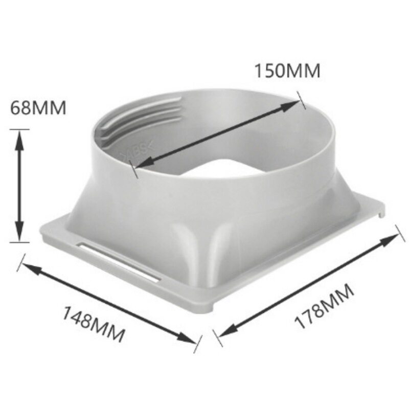 Cross-Border Hot Selling Mobile Air Conditioner Accessories Manufacturer Wholesale Exhaust Pipe Exhaust Pipe 15cm Interface Suitable for Xinke Body