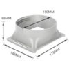 Cross-Border Hot Selling Mobile Air Conditioner Accessories Manufacturer Wholesale Exhaust Pipe Exhaust Pipe 15cm Interface Suitable for Xinke Body