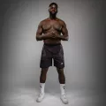 Black/silver fighting shorts