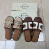Fashionable and Versatile Casual New Summer Flat Women's Outer One-Line Woven Beach Slippers