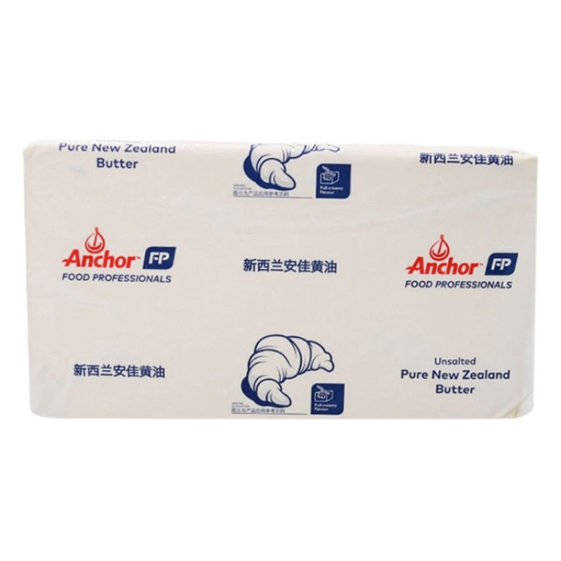 Anjia Butter 5kg Large Light-Flavored Animal Butter Baking Household Commercial Edible Baking Western Steak Bread