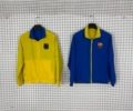 Reversible trench coat - barcelona yellow & blue