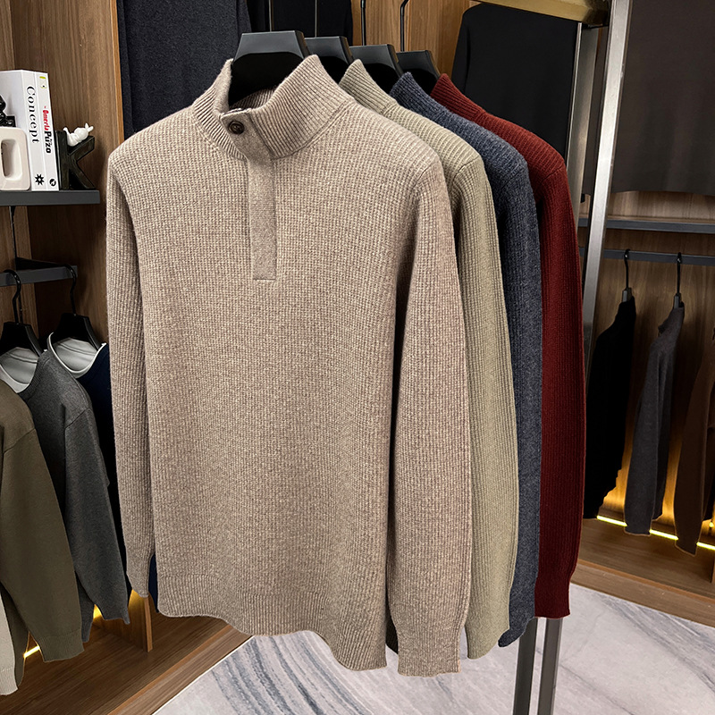 Áo Sơ Mi Nam Áo Len Dày Ấm Hàng Mùa Xuân Thu Đông