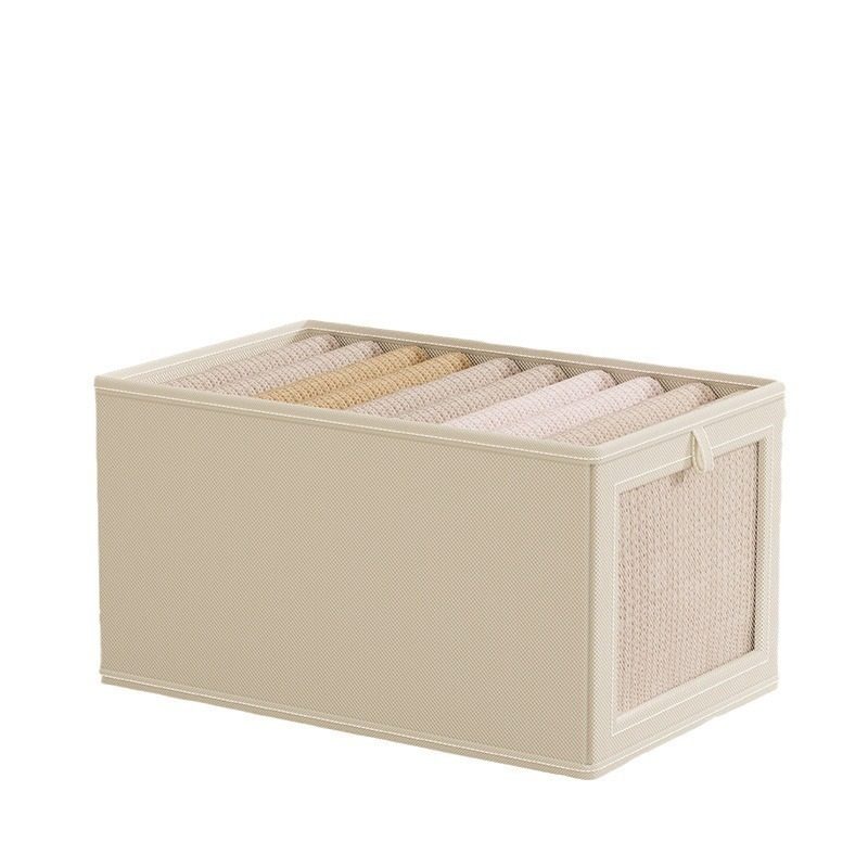 Oxford Cloth Storage Box with Lid Bedroom Wardrobe Organization Storage Storage Box Foldableable Clothes and Pants Storage Box